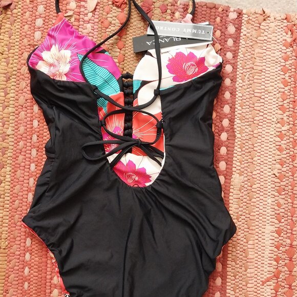 NWT La Blanca Reversible One Piece Swimsuit - Picture 4 of 4